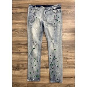 Waimea Men's Skinny Fit‎ Jeans Size 38 Light Wash
